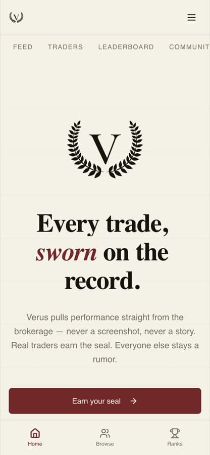 Verus — the same build on mobile