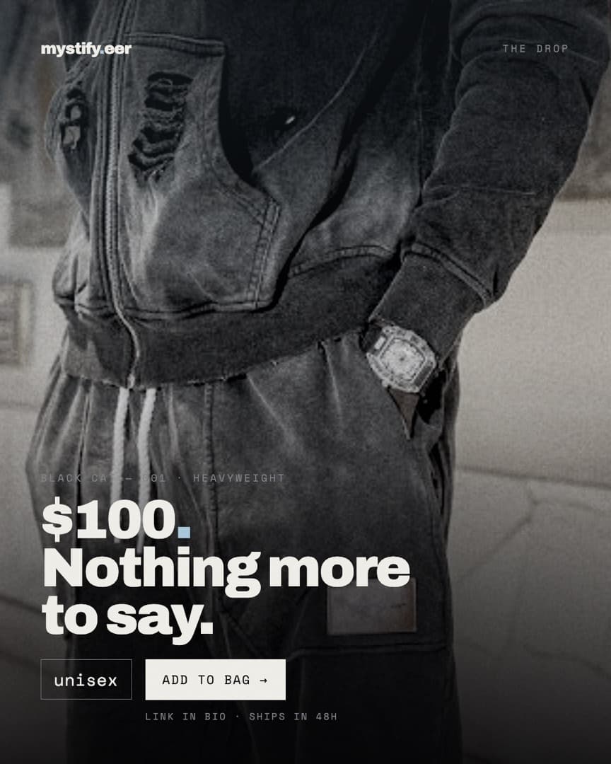 Product crop with the price set as the headline, $100. Nothing more to say.