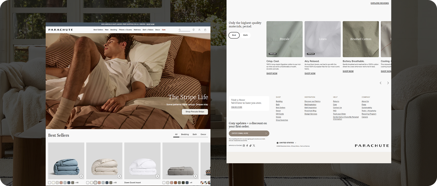 Parachute Home — project imagery
